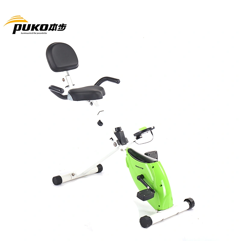 Recumbent lightweight exercise bike with ipad holder