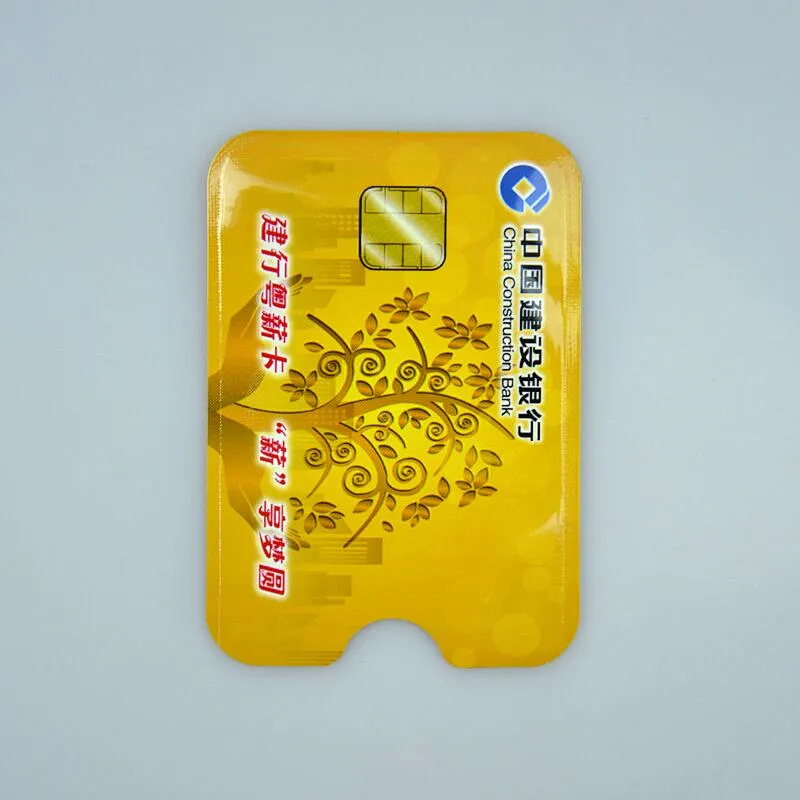 Custom wholesale PE bags for bank cards, bus cards and meal cards