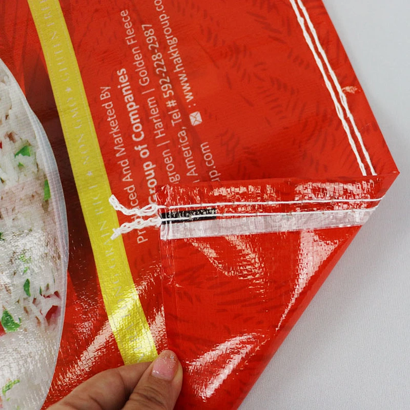 Bopp laminated 10kg pp woven rice packaging bag for sale, plastic bag of rice ,25kg 50kg  rice bag size