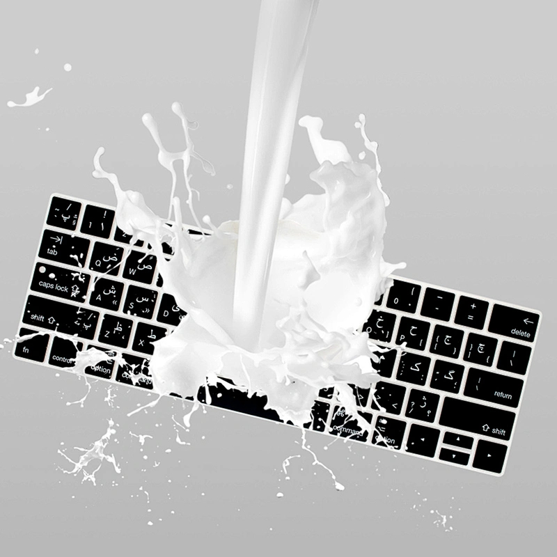 Farsi Persian silicone keyboard skin keyboard protector for Macbook keyboard Covers touch bar 13 15 English version