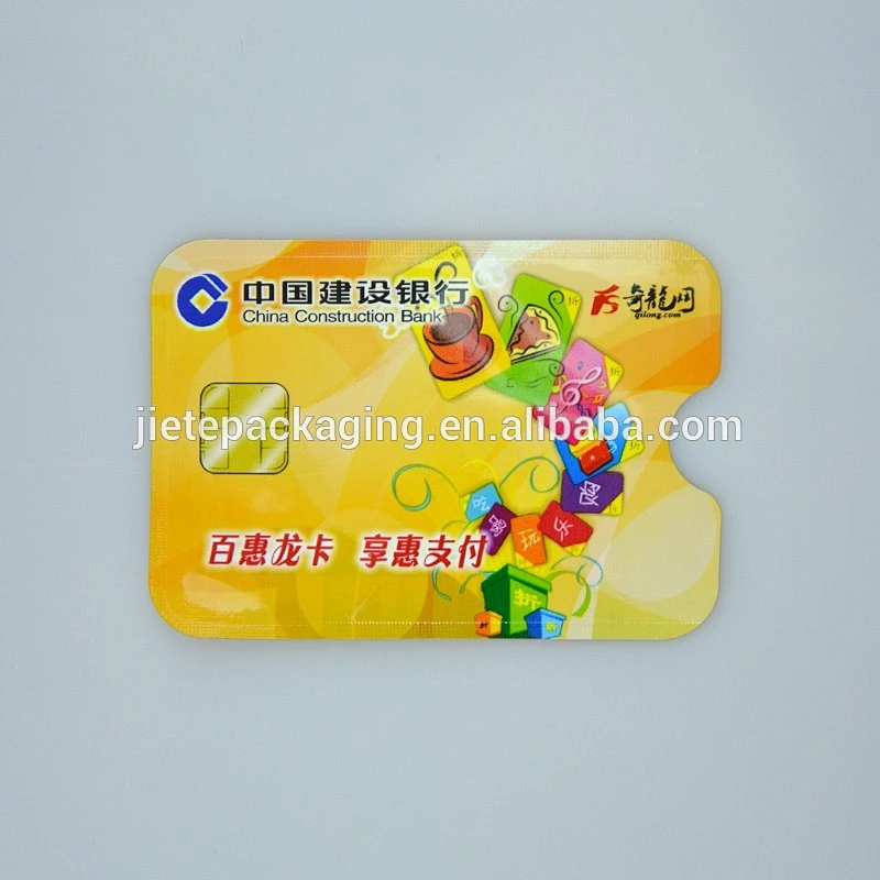 Customized promotion PE card bag