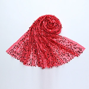 Hijab Factory High-End Muslim Womens Solid Color Soft Chiffon Dubai Instant Shawl Maxi Hijab