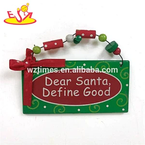 Wholesale creative scarecrow shape wall decoration wooden art decor for children W09D033