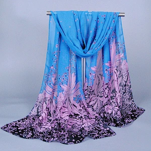 2017 hot selling muslim flower hijab wholesale hijabs supplier mumbai