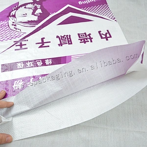 Factory sale cheap high quality moistureproof mildew 20kg plastic pp woven casting cement bag