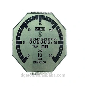 High quality 7 segment Custom OEM meter LCD display for water heater