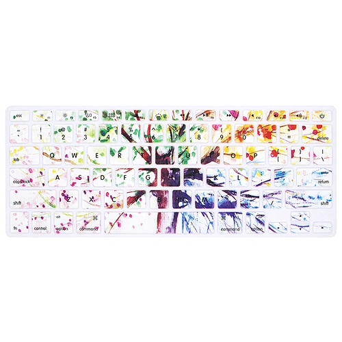 Free Sample China Suppliers Laptop Color Soft Silicone Slim Skin Keyboard Cover for macbook