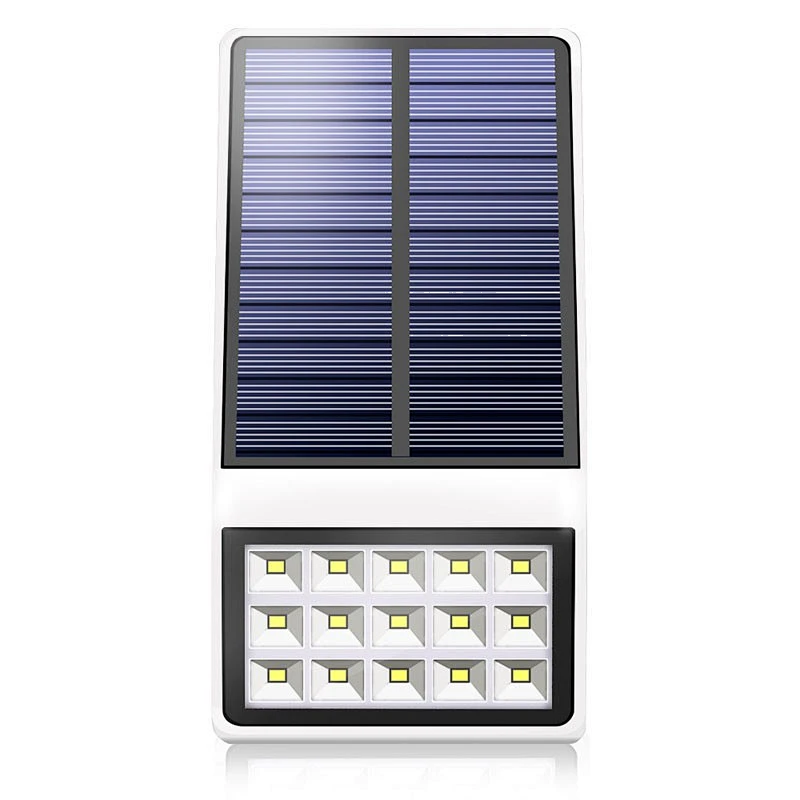 New Solar Light 15LED solar light Waterproof IP65 Lawn Wall Lamps for Garden