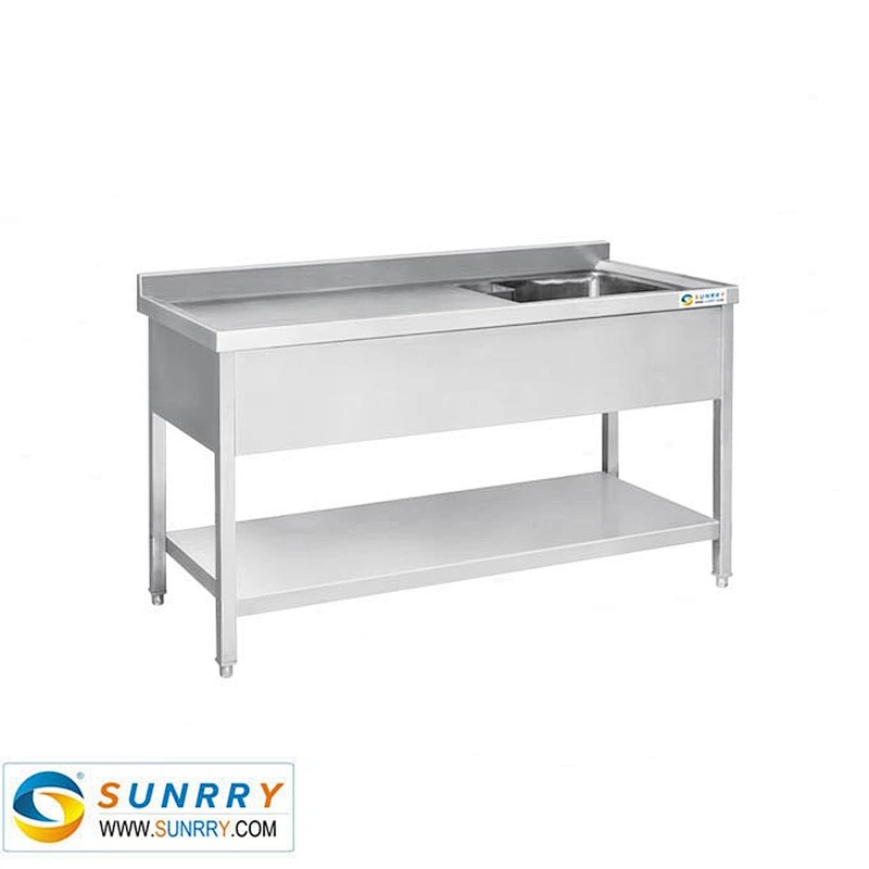 Commercial Free Standing Stainless Steel Lavabo Sinks and Kitchen Sink with Side Board