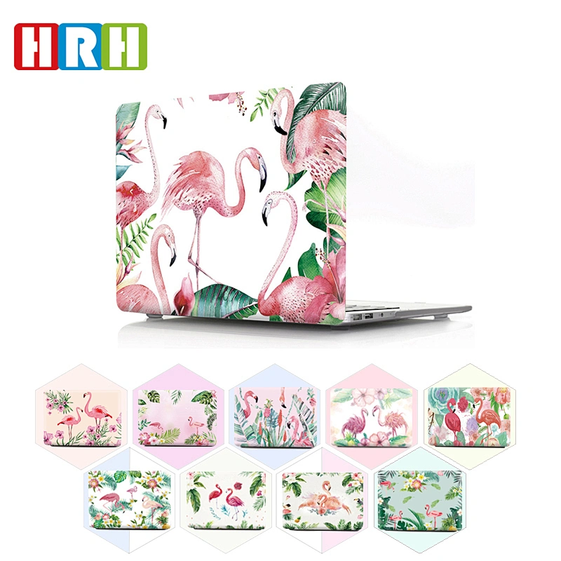 waterproof and shockproof laptop hard case Flower design custom silicone case for macbook hard case rubber for macbook pro 13
