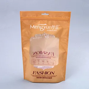 Custom yellow pink small self-styled packaging bag