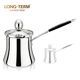 L10298582 250Ml S/S Turkish Coffee Pot Warmer With Silicon Handle