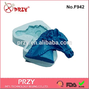 Model F942 Eco-Friendly Horse head silicone craft mold
