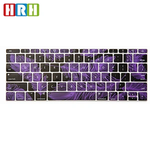 Hot sale Retail Feather English Silicone Keyboard Cover custom keyboard skin For Mac Book Air Pro Retina 13 15 17