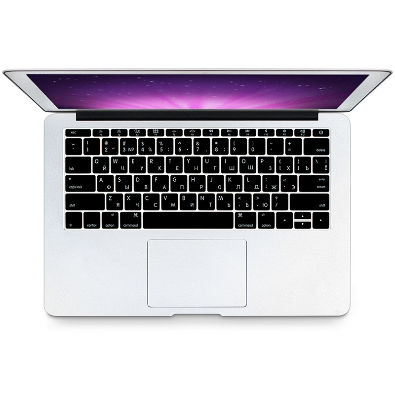 OEM Washable Russian Silicone Keyboard Protector laptop skin For Macbook Retina 12 Keyboard computer