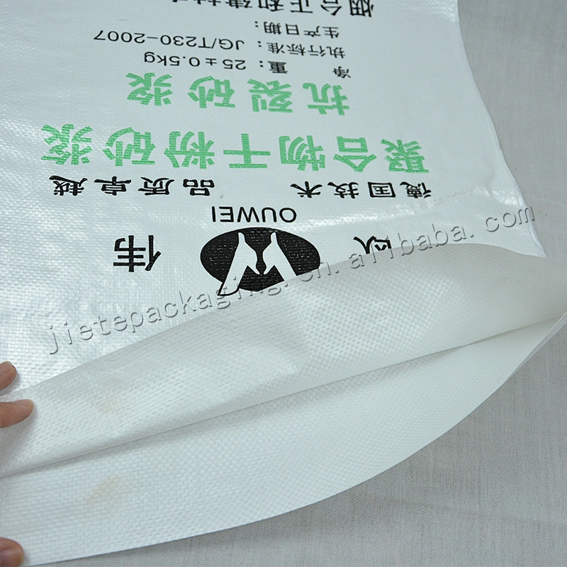 25kg custom printed plastic pp woven laminated damp proof cement bag for mortar,wall putty powder