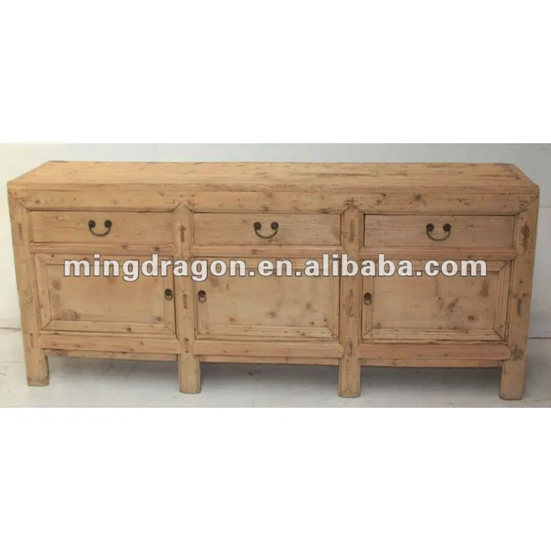 chinese antique furniture natural solid wood console cabinet