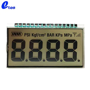 custom graphic 4 digits lcd display for measuring meter