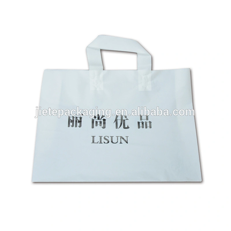 wholesale reusable PE plastic shopping bag with printing