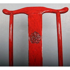 wholesale chinese antique lacquered recycled wood furniture dining chair