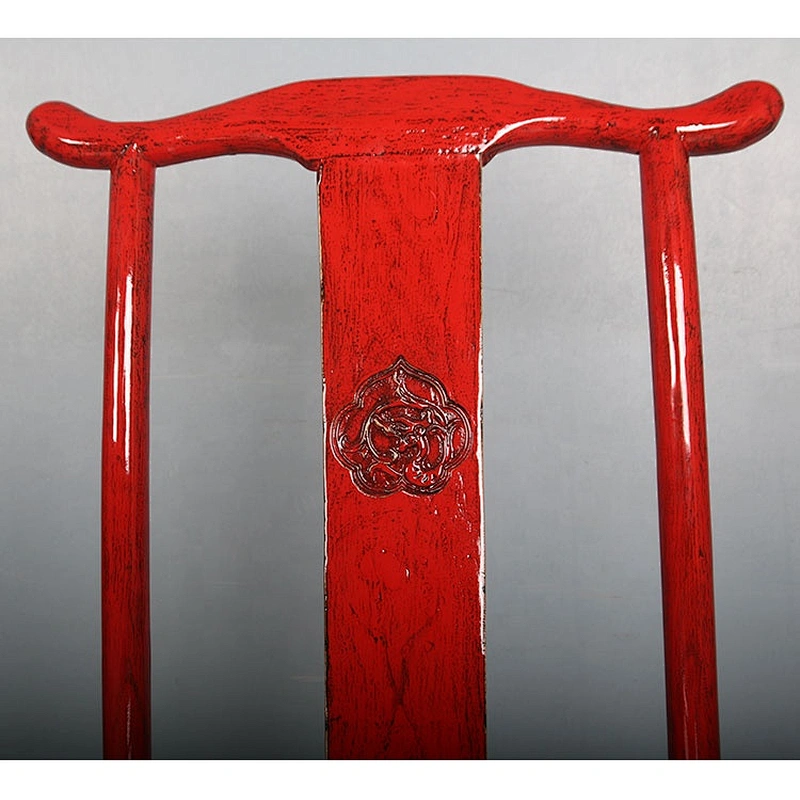 wholesale chinese antique lacquered recycled wood furniture dining chair