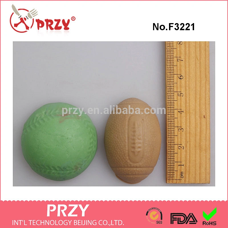F3221 Football Basketball perspective Fondant cake silicone mold silicone fondant mold