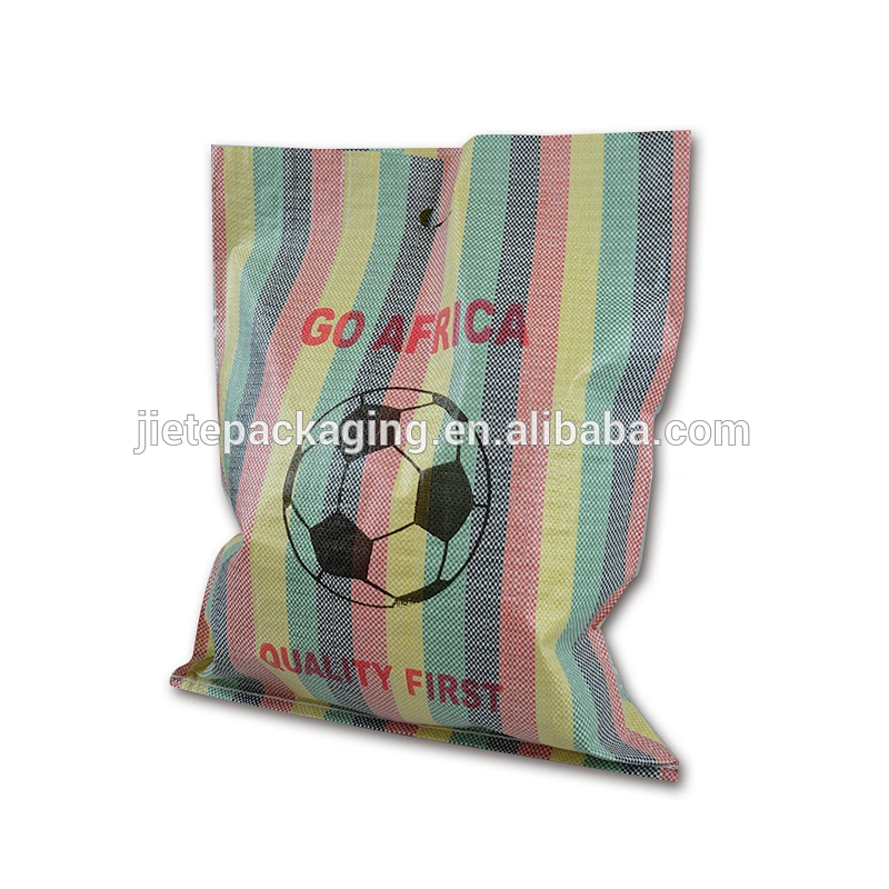 Customized bopp laminated polypropylene pp woven shopping bag with D handle export to Dubai,Pakistan,Africa