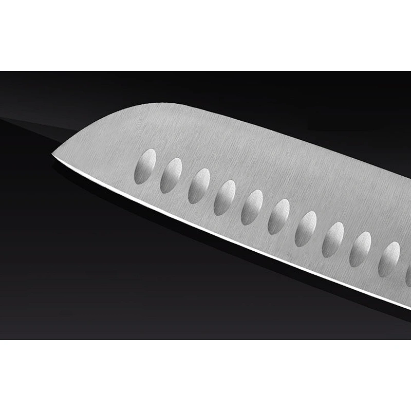 Amazon Hotsale Hollow Handle Stainless Steel 7-Inch Santoku Knife