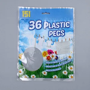 Custom wholesale and transparent self-styled PE bags are used for clothing clamps