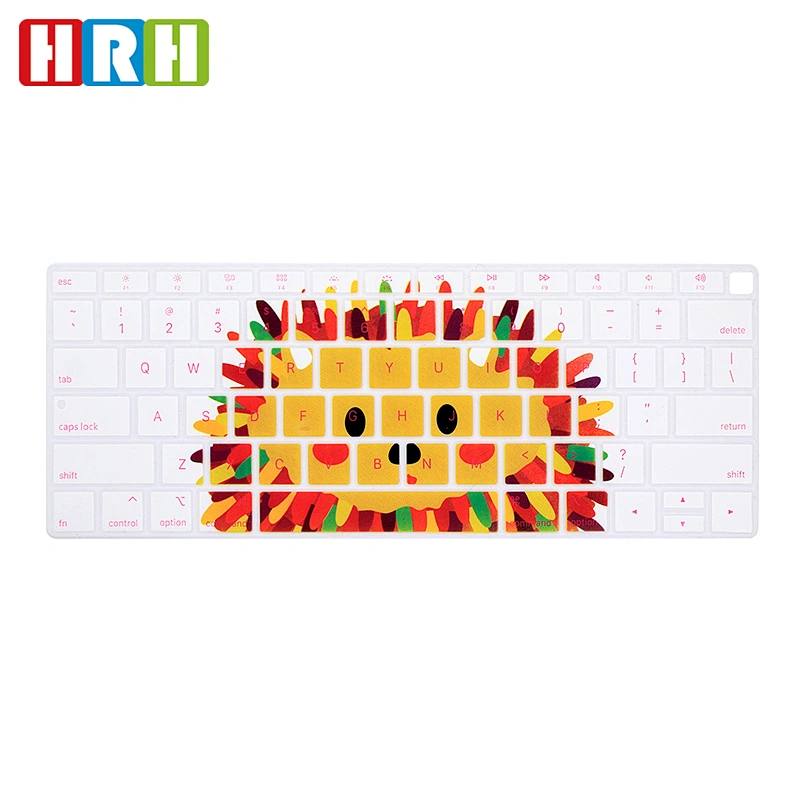 Custom Stylish Design English custom silicone keyboard cover Skin keyboard protector for MacBook Air 13 inch 2018 A1932