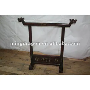 Chinese antique carved gong stand