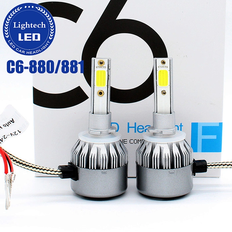 LIGHTECH C6 12v 36w 4800lm H13 880 Off Road Led Headlight