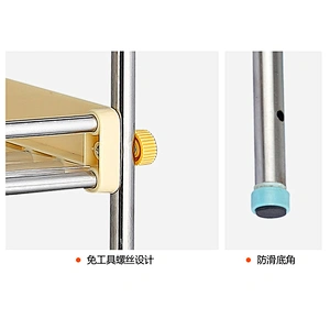 best quality kitchen collapsible stainless storage rack