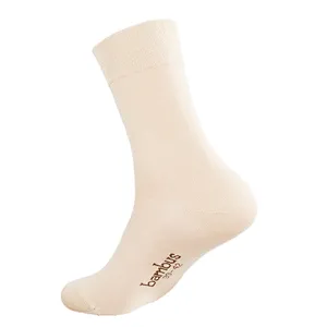 100%bamboo plain men dress socks