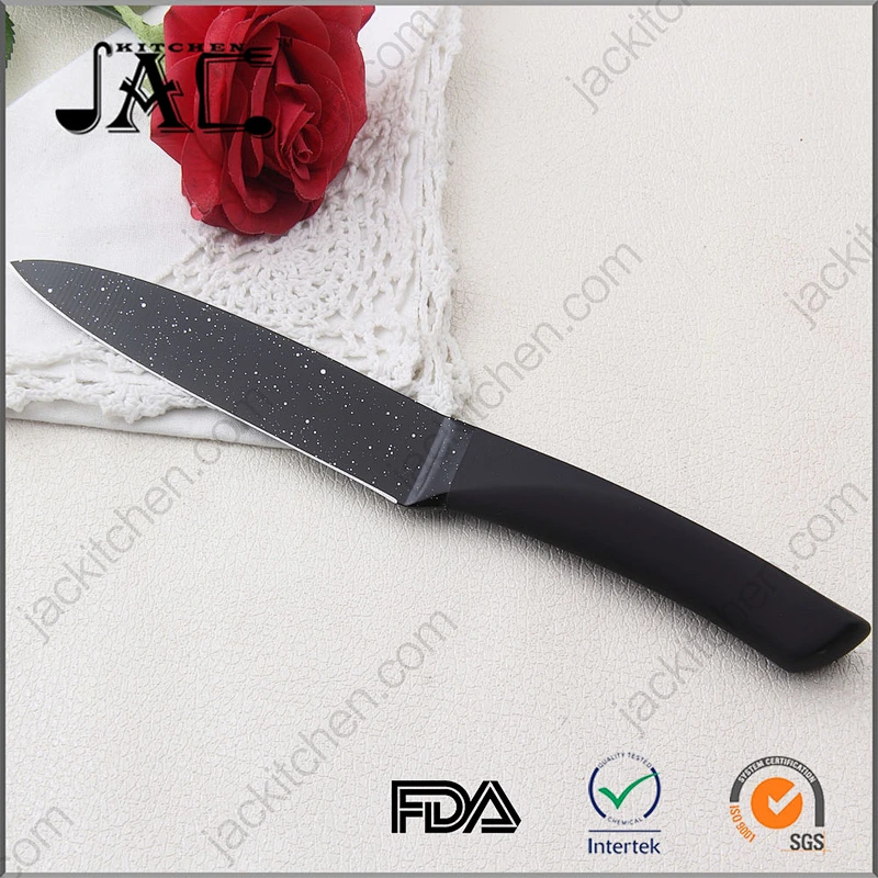 Super Sharp Non-Stick Black Coated 5 Inch Utility Knife