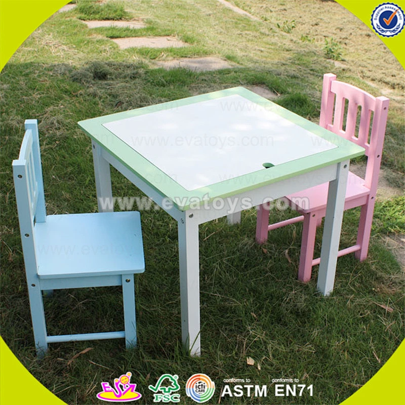 Wholesale dining table and chairs fashionable wooden table and chairs set high quality baby table and chair W08G104
