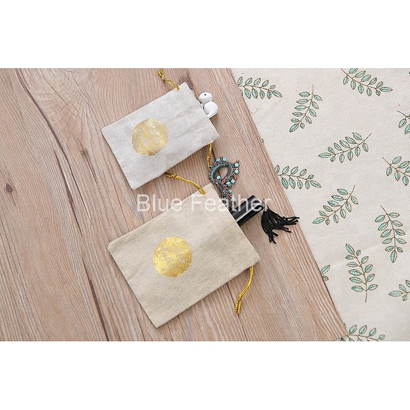 Linen Rope Bag Receive Bag Bunch Of Pocket Coirn Purse