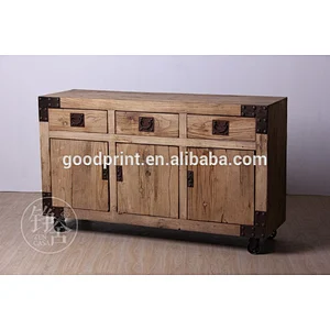 French style living room cabinet,antique white solid wood cabinet.wooden sideboard