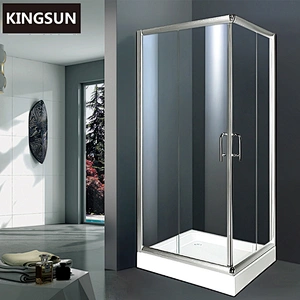 K-7501 China Supplier Folding Glass Doors Prefab Homes Shower Cabin Sale