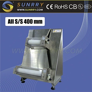 Pizza dough roller machine Pizza: Max. 400 mm electric pizza dough roller machine (SY-PS400 SUNRRY)