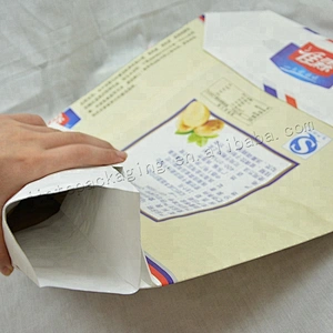 Customized stand up multilayer kraft paper 25kg bread flour packaging bag for starch,bread powder,corn