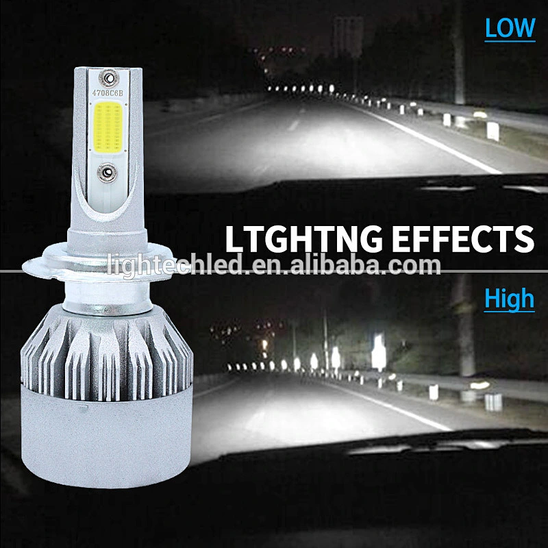 Lightech DC 12V All In One C6 Led Headlight H7 36W