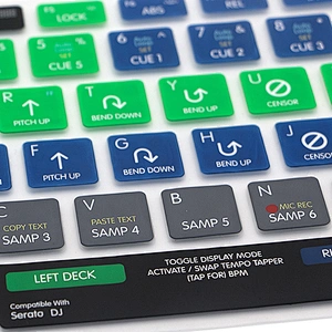 Serato DJ Function Key Hotkey Shortcut Keyboard Skin Silicone Cover for Macbook Air 13 Pro with Retina 15 17