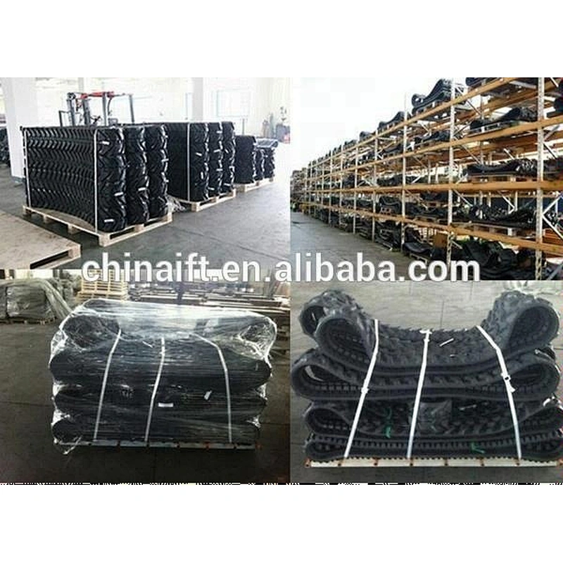 High quality KX71-3 excavator rubber track 300x53x80 for hot sale