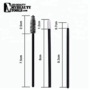 Makeup lip gloss brush and eyeshadow brush