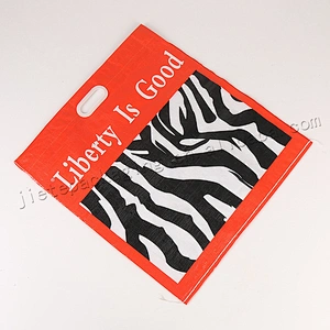 Customized new design fashion moisture proof plastic pp woven document bag with handle
