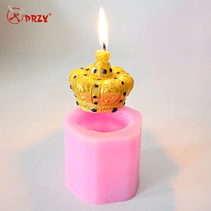 crown shape 3d silicone molds for candle handmade silicone soap mold DIY soap mould