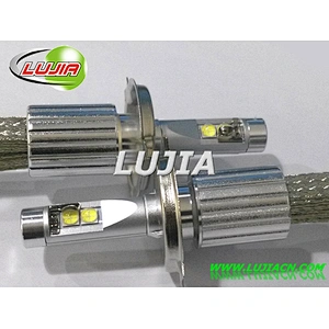 2017 cars led headlight L5 XHP50 H4 4800LM 40W top grade chip without thermal resistance 6V-48V pk cob p7 t5 y19 h4 h7 h11 led