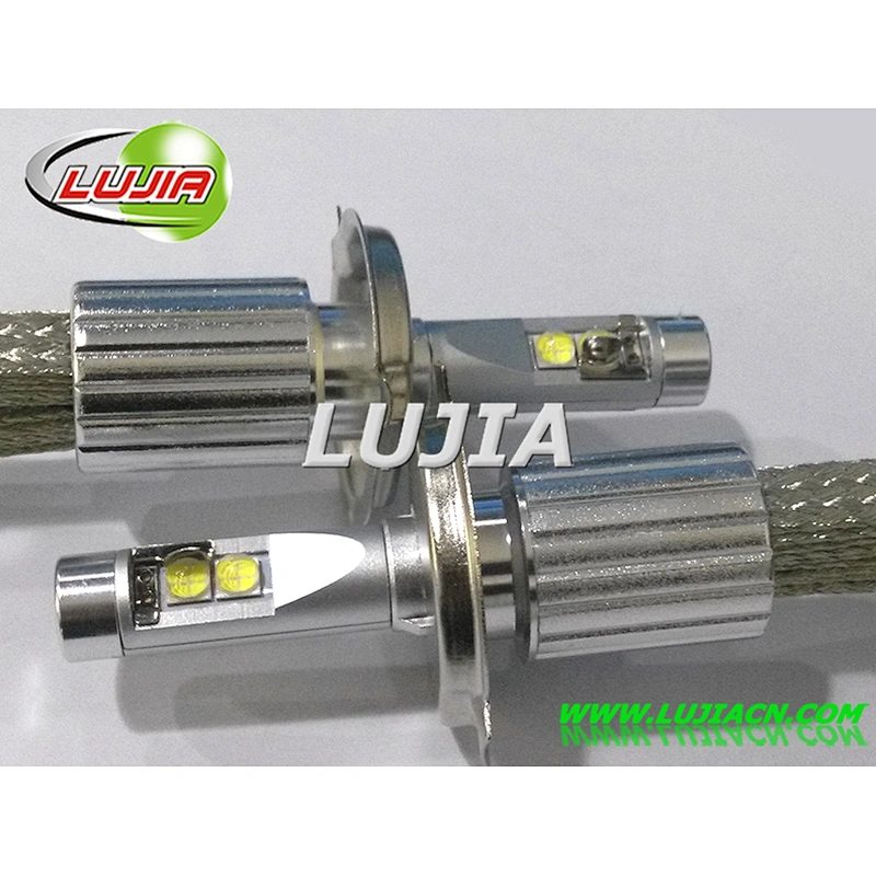 2017 cars led headlight L5 XHP50 H4 4800LM 40W top grade chip without thermal resistance 6V-48V pk cob p7 t5 y19 h4 h7 h11 led