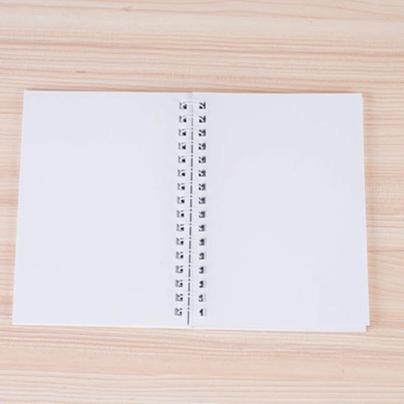 Custom A4 coil spiral binding books student stationery planner exercise craft paper notebook
